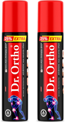 Dr. Ortho Pain Relief 75ml(pack of 2) Spray(2 x 75 ml)