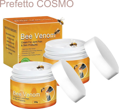 Prefetto COSMO Bee Venom for Quick Joint Healing & Pain Relief Cream(2 x 100 g)