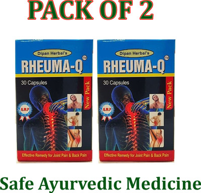 Dipan Herbal Rheuma-Q Capsule & Ruma Q Plus Cap Capsules(2 x 30 Units)