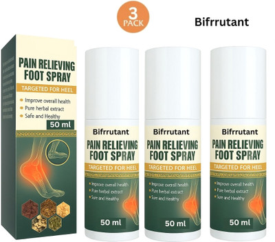 BIFRRUTANT swollen aching feet spray herbal formula for instant soothing relief Spray(3 x 50 ml)