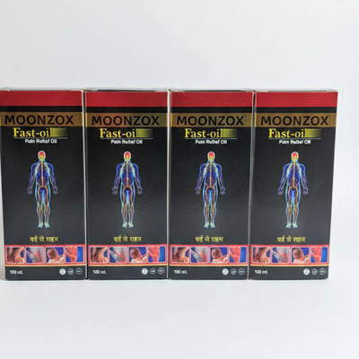 DOOMSDAY MOONZOXX fast oil pain relief oil best for joints pack of 4 Liquid(2 x 50 ml)