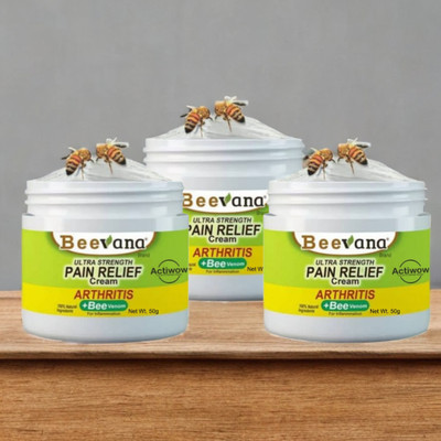 ACTIWOW BeeVana Muscle & Joint Pain Relief for Quick Comfort Pack of 3 Cream(3 x 16.67 g)
