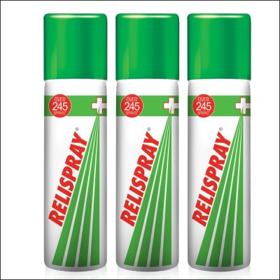 Relispray Instant Pain Relief | Ayurvedic Spray (95GM) Pack Of 3 Spray(3 x 95 g)