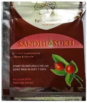 Vrukie SACHET SANDHI SUKH POWDER FOR JOINT PAIN AND ALL PAIN POWDER Powder(12 x 1 Units)