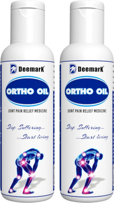 DEEMARK Ortho Oil - Instant Pain Relief for Frozer joints (100ml pack of 2) Liquid(2 x 100 ml)