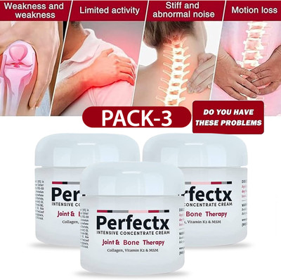 VITRACOS Perfectx Quick-Action Therapy for Chronic Joint Pain Men & Women Cream(3 x 50 g)