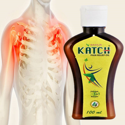 Masolin Herbal Katch -Pain Relief Ayurvedic Oil 100ml Liquid(100 ml)
