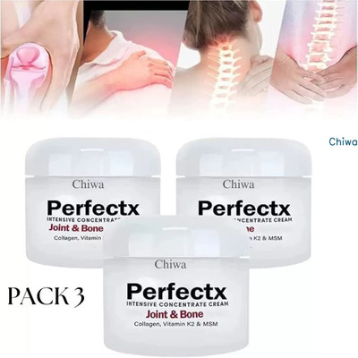 Kenkoderm Perfectx Joint & Bone Pain Therapy - Fast-Acting Muscle & Joint Relief Cream(3 x 50 g)