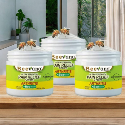 ACTIWOW BeeVana Cream for Targeted Relief of Sore Muscles Pack of 3 Cream(3 x 16.67 g)