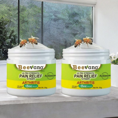 ACTIWOW BeeVana Cream for Pain Relief from Muscle Tension Pack of 2 Cream(2 x 25 g)