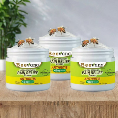 Bee Venom Fast Relief for Painful Knees & Joints Pack of 3 Cream(3 x 50 g)