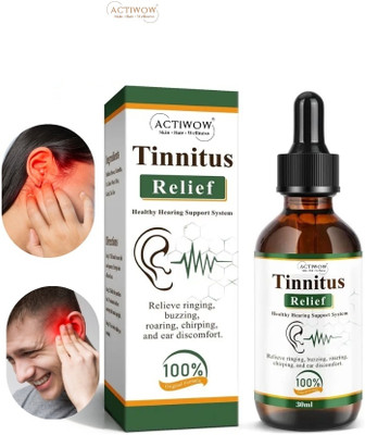 ACTIWOW Tinnitus Relief Herbal Ear Ease Support Liquid(30 ml)