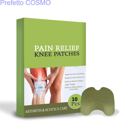 Prefetto COSMO Non-Sticky Patch for Knee Pain Relief Plaster & Patch(10 x 1 Patches)