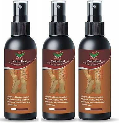 SAMPUT Varicose Veins Spray -100ml Each Bottle– Natural Herbal Formula(Pack Of 3) Spray(3 x 30 g)