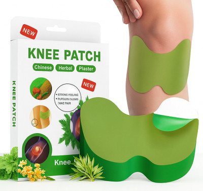 RENUMAX Herbal Warm Therapy Knee Patch for Pain Relief & Joint Support||Muscle Relief Plaster & Patch(10 Patches)