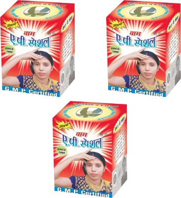 Adarsh Balm AP Special 12g [Pack of 3] Balm(3 x 4 g)