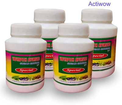 ACTIWOW Vidyapith Sugar Powder for Balancing Glucose Naturally Pack of 4 A02 Powder(4 x 100 g)