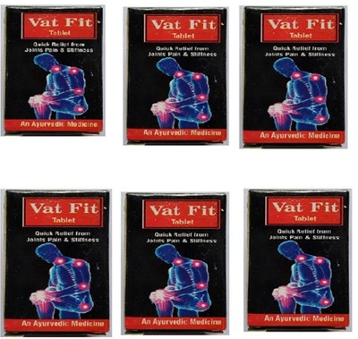 Hridayam Ayurveda Vat Fit Tablets Pack of 6 Pc Tablets(3 x 20 Units)