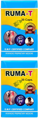 RUMA T Capsules, Tara Herbal Pharmaceutical pack 2 Tablets Capsules(2 x 30 Units)