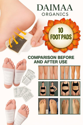 Daimaa Organics Foot Pain Relief Pads Detox Toxins Remover Body Cleansing Gel(20 x 1 Patches)