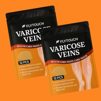 FlyTouch Herbal Formula Patch for Treating Varicose Veins and Supporting Blood Flow Plaster & Patch(24 x 1 Patches)