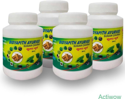 ACTIWOW Bidyapith Sugar Powder for Promoting Balanced Sugar Responses Pack of 4 Powder(4 x 100 g)