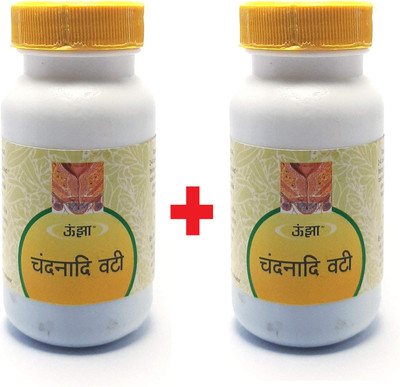 Unjha CHANDANADI VATI 80 TAB PACK OF 2 Tablets(2 x 80 Units)
