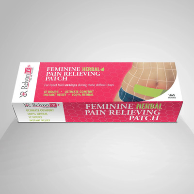 Relyon EVE+ Menstrual Herbal Pain Relief Plaster & Patch(40 Patches)