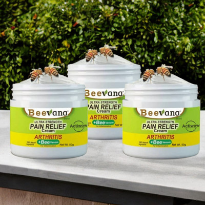ACTIWOW BeeVana Pain Relief for Muscle Spasms Pack of 3 Cream(3 x 16.67 g)