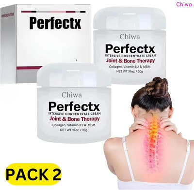 CHIWA Perfectx Total Collagen Joint Support for Knee, Back & Elbow Pain Cream(2 x 50 g)