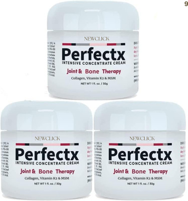 NewClick PerfectX Herbal Relief Cream – Joint, Bone & Back Care in One Powerful Formula Cream(3 x 10 g)