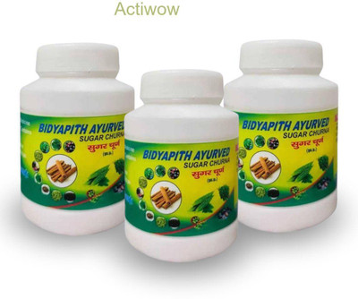 ACTIWOW Bidyapith Sugar Powder for Supporting Blood Sugar Stability Pack of 3 D03 Powder(3 x 100 g)