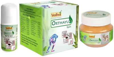 Orthayu Ayurvedic balm for pain relief 100g PO1, Knee/Muscle/back pain relief balm Balm(100 g)