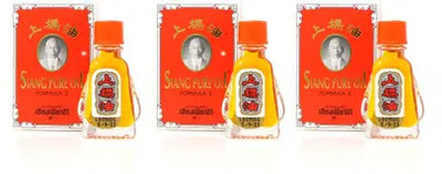Sinagar Siang Pure Oil Formula 1-7cc Pack of 3 Essential Relief Multi-Pack Liquid(3 x 3.33 ml)
