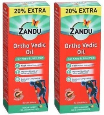 ZANDU ORTHO VEDIC OIL PACK OF 2 Liquid(2 x 60 ml)