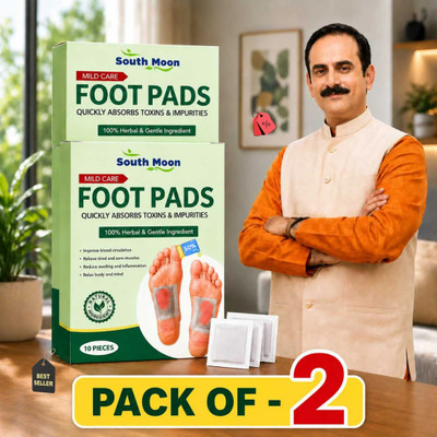 ERVY Ginger Foot Pad Herbal Detox Foot Care for Daily Wellness Balance Plaster & Pad Plaster & Patch(20 Patches)