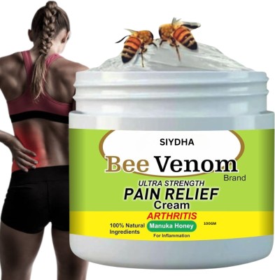 SIYDHA Bee Venom Pain Relief Cream Suitable For Back, Muscle, Joint Pain & Knee Pain Balm(100 g)