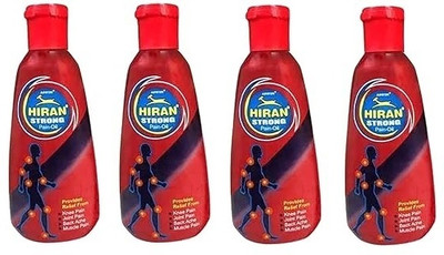 aswini Hiran Strong Pain Oil fast action formula Liquid(4 x 80 ml)