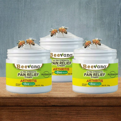 ACTIWOW BeeVana Pain Relief for Muscle Tension & Tightness Pack of 3 Cream(3 x 16.67 g)