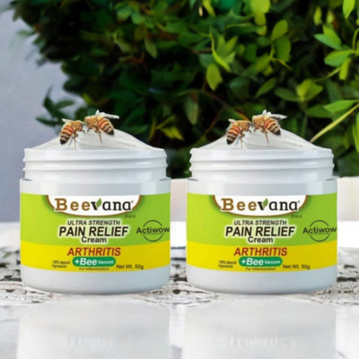 ACTIWOW BeeVana Joint & Muscle Pain Relief for Maximum Comfort Pack of 2 Cream(2 x 25 g)