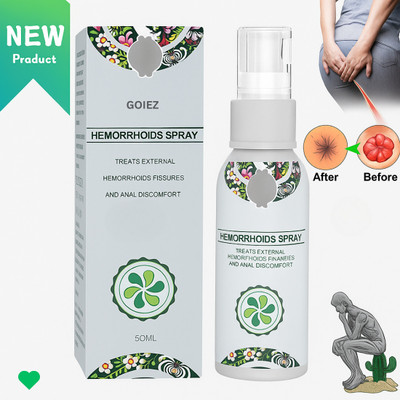 GOIEZ Natural Hemorrhoid Spray For Anal Discomfort Treatment – 50 Ml Spray(50 ml)