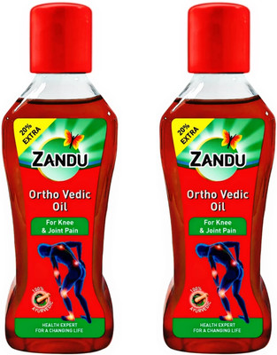 ZANDU Pain Releif Ortho Vedic Liquid(2 x 60 ml)