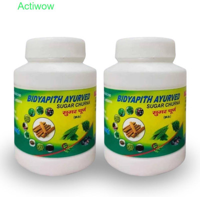 ACTIWOW Bidyapith Sugar Powder for Supporting Healthy Sugar Metabolism Pack of 2 z10 Powder(2 x 50 g)