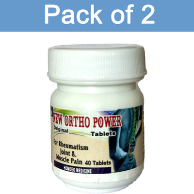 JRA Cure New Ortho Power Tablet: original Relief for Joint Pain at Home (pack of 2) Tablets(2 x 40 Units)