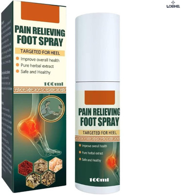LORSHEL pain relieving foot spray calming mist reduces swelling in sore ankles Spray(30 ml)