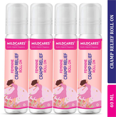 Gynocup Feminine Cramp Relief Roll On All in One (Periods, Lower Back Pain & Body Pain) Liquid(4 x 10 ml)