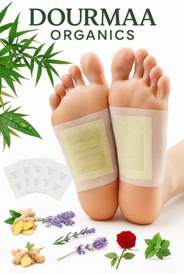 DOURMAA ORGANICS Organic Foot Pads Patch to Relieve Rapid Pain Plaster & Patch(10 Patches)