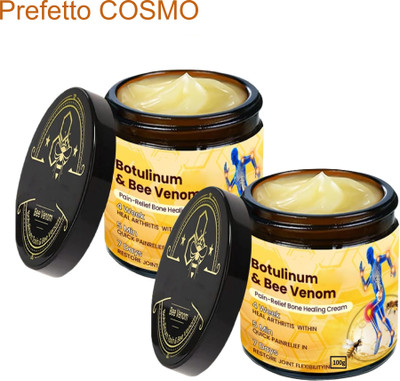 Prefetto COSMO Bee Venom & Botulinum Pain Relief Cream for Fast Bone Healing Cream(2 x 100 g)