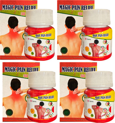 DEAL TO DEAL Ayurvedic Pain Killer Magic Pain Relief Capsule For Pain Relief Capsules(4 x 30 Units)