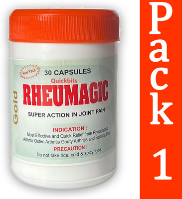 Eazybits Rheumagic gold Super action in joint pain-30 counts pack of 1 Capsules(30 Units)